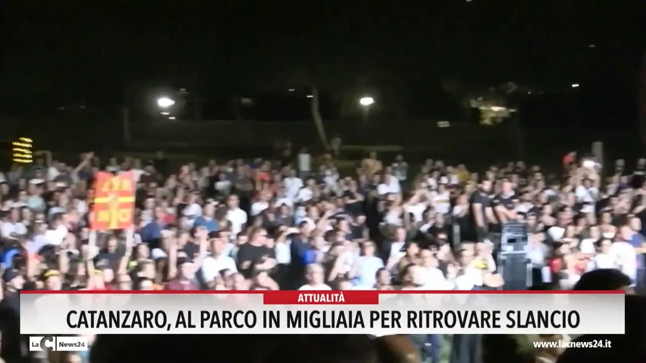 Catanzaro, al Parco in migliaia per ritrovare slancio