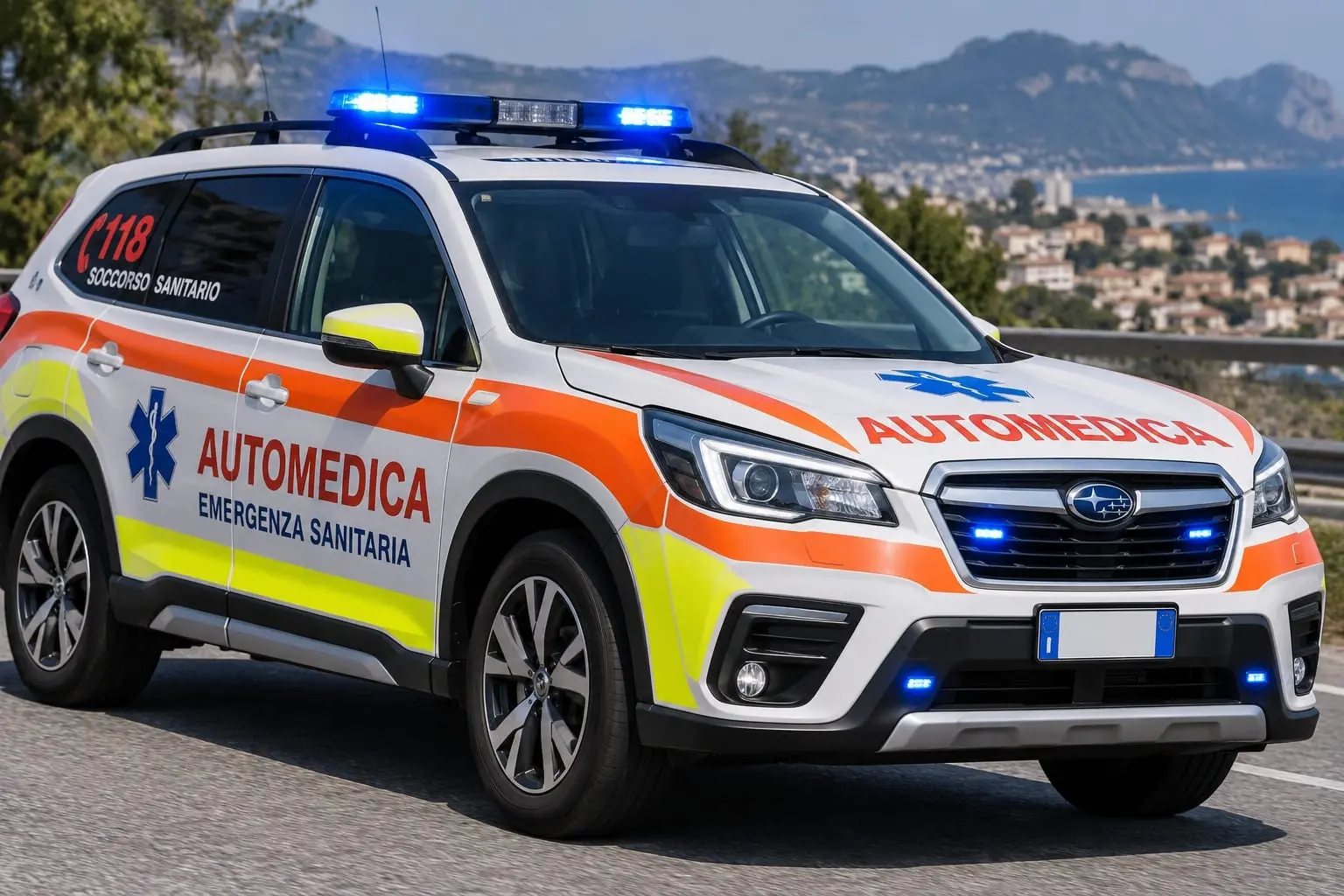 Diamante, incidente sulla Statale 18: ferito l’equipaggio dell’automedica diretta su un’emergenza cardiaca\n