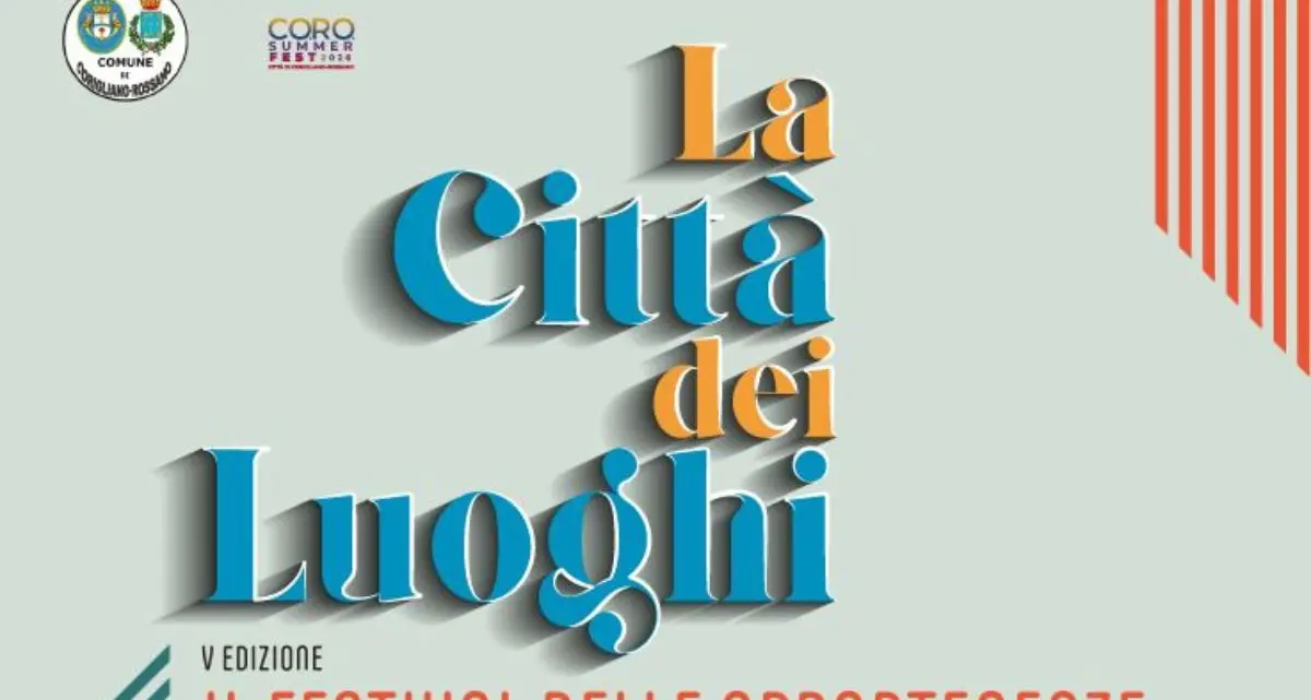 Corigliano-Rossano, torna La Città dei Luoghi: tre serate tra musica, racconto e memoria\n