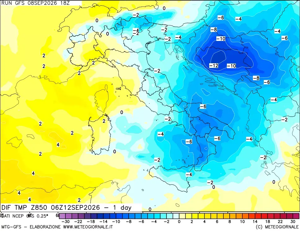 Ancora caldo in Calabria e picchi di 37 gradi, ma sta per finire: nel weekend temperature in calo fino a 8 gradi\n