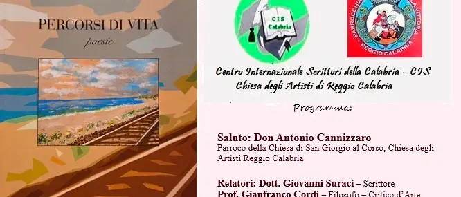 Reggio, oggi la presentazione del volume di poesie “Percorsi di vita” di Iolanda Spinella\n