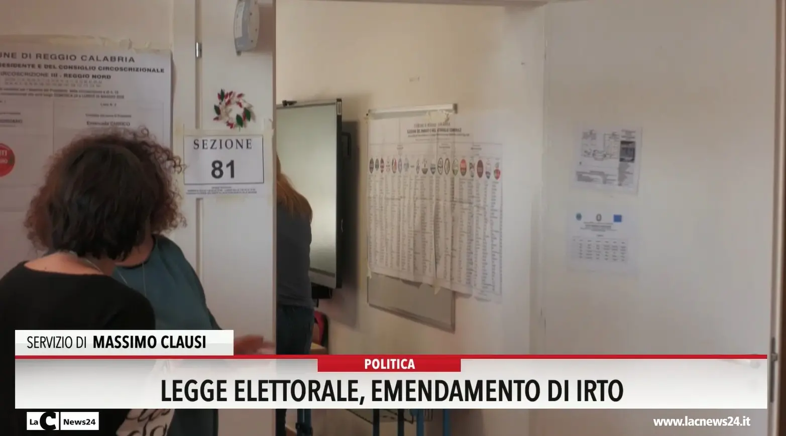 Legge elettorale, emendamento di Irto