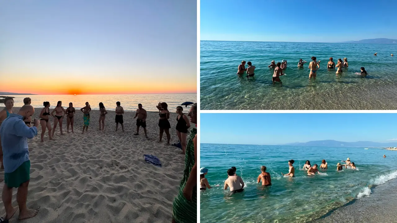 “Body Water Music”, dalle aule al mare di Pizzo:\u00A0il conservatorio Torrefranca sperimenta nuove forme di musica tra acqua, corpo e voce\n