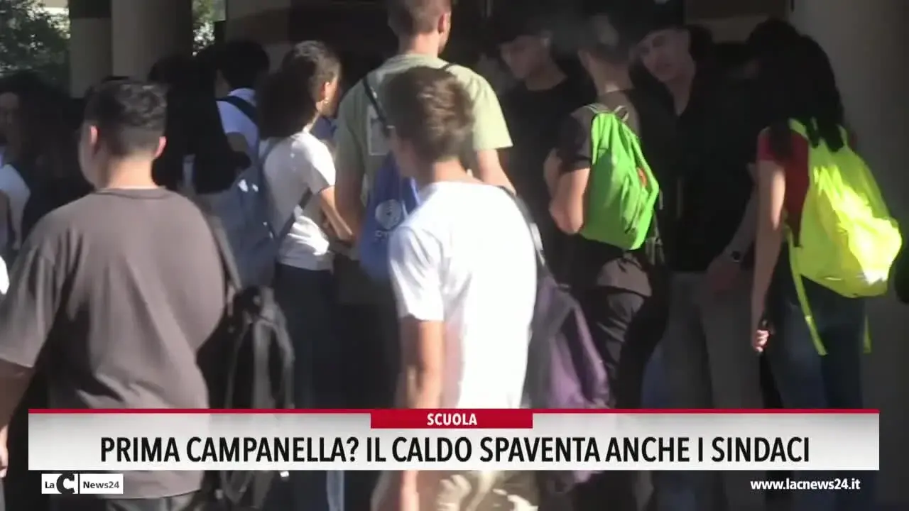 Prima campanella? Il caldo spaventa anche i sindaci