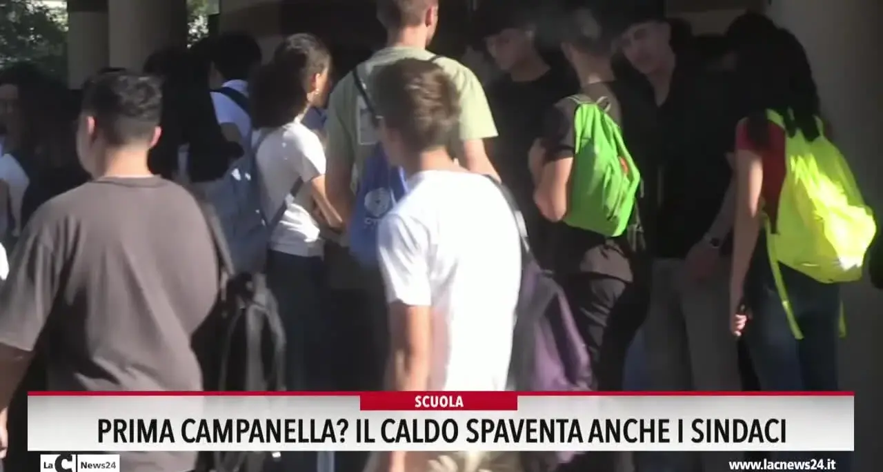 Prima campanella? Il caldo spaventa anche i sindaci