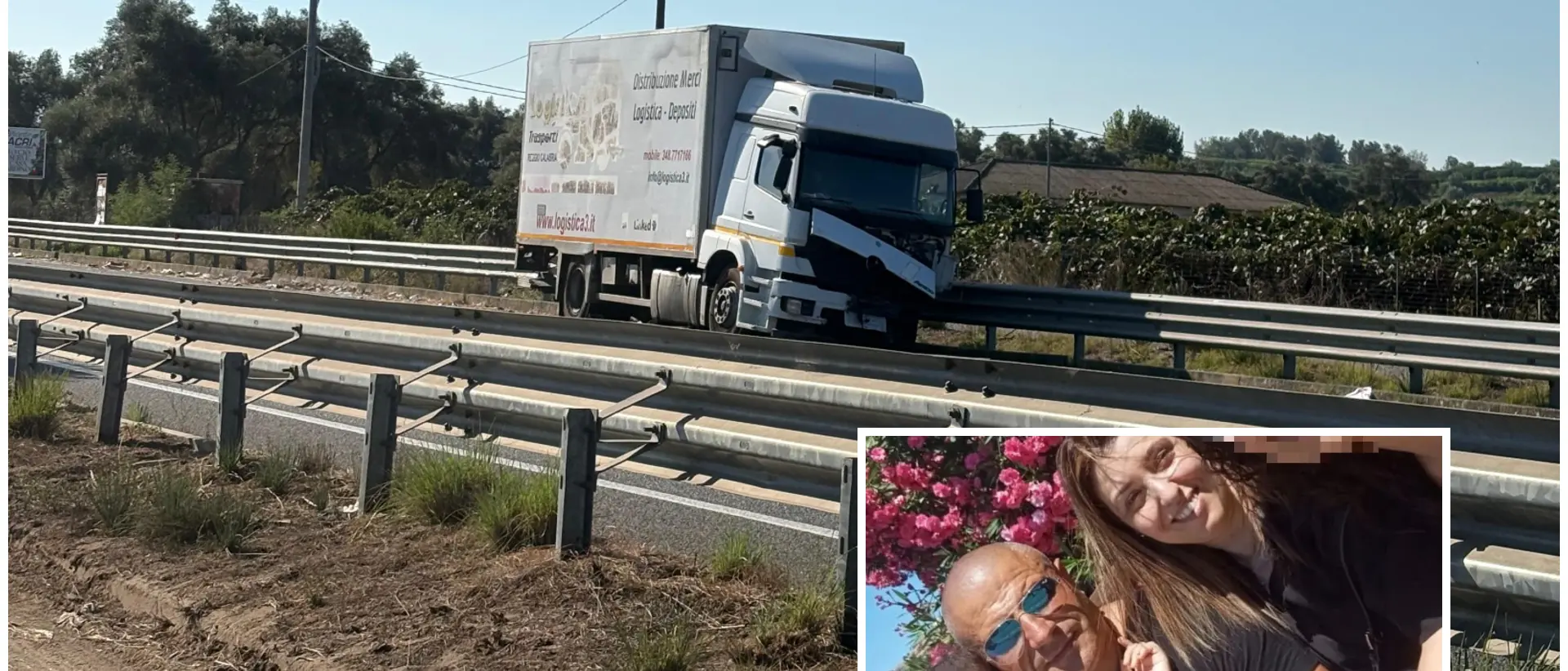 Incidente a Rosarno, impatto fatale tra un'auto e un camion: tre morti e un ferito\n