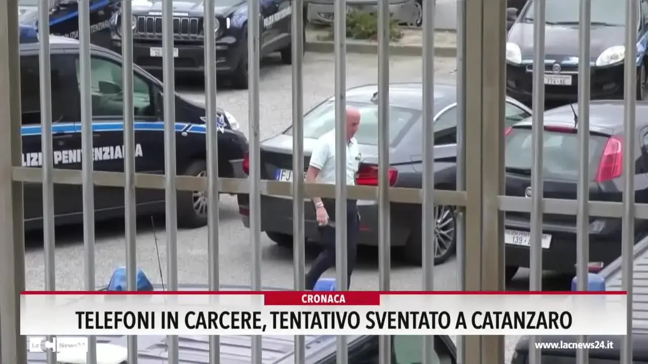 Telefoni in carcere, tentativo sventato a Catanzaro