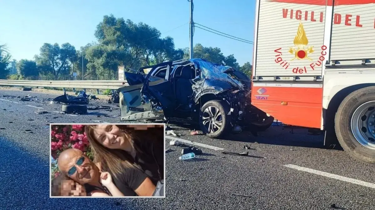 Scontro frontale sulla Jonio-Tirreno: morti un padre e le due figlie di 8 e 13\u00A0anni, la madre è gravissima in ospedale\n