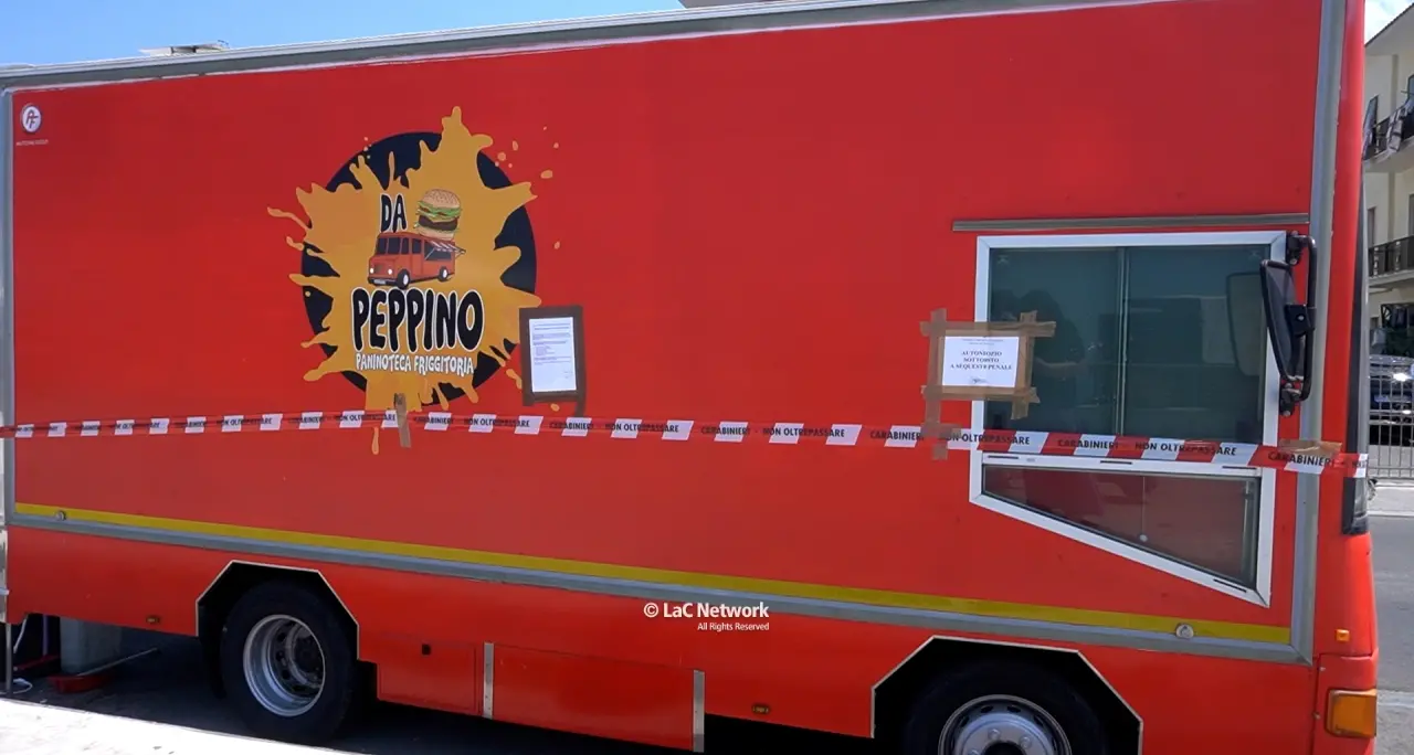 Botulino a Diamante, dissequestrato il food truck rosso di Viale Glauco\n