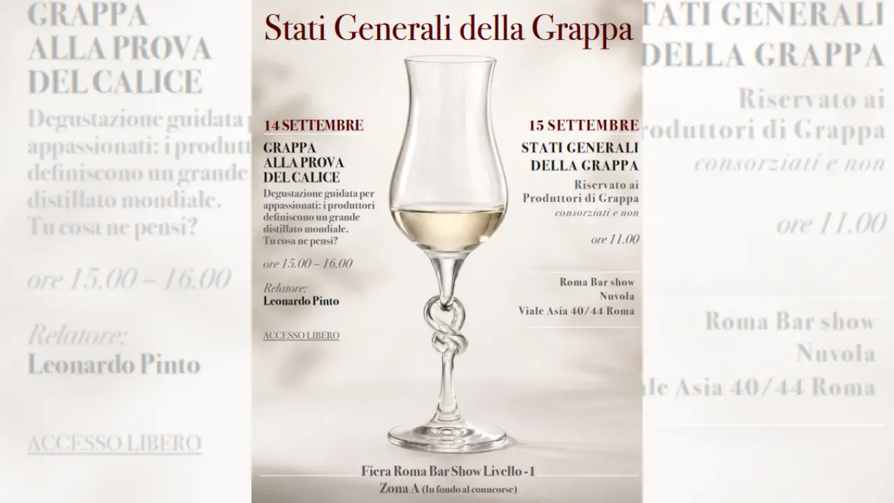Al Roma Bar Show gli Stati generali della Grappa\n