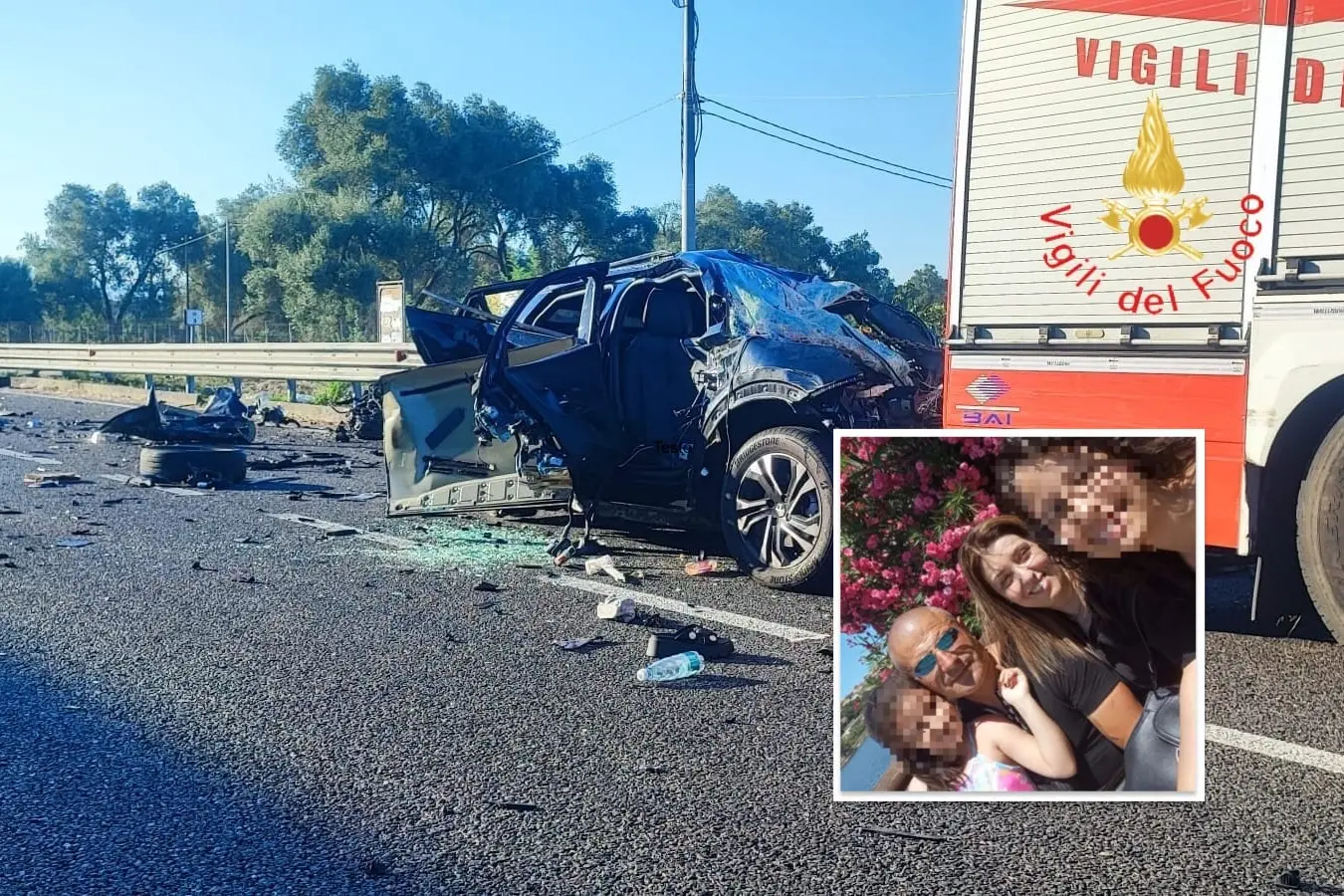 <p>Un’altra famiglia distrutta, Gioiosa piange papà Vincenzo e le due figlie morte nel tragico incidente di Rosarno</p>
