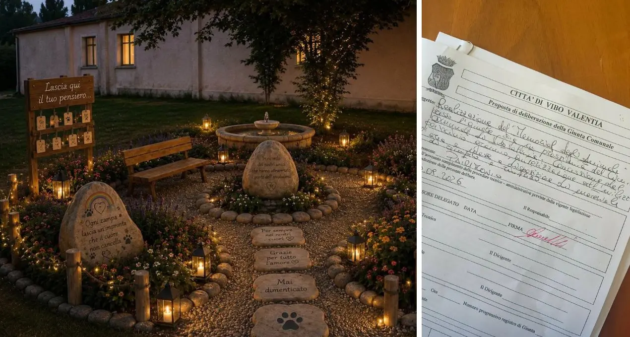 A Vibo nascerà il primo memoriale degli animali della provincia: un luogo dedicato al ricordo degli amici a quattro zampe\n
