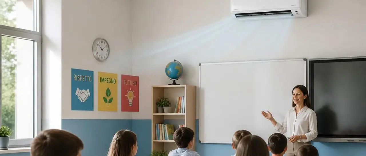 Raffrescamento scuole, depositata una mozione in Consiglio: «La Regione intervenga per l’istallazione di impianti»\n