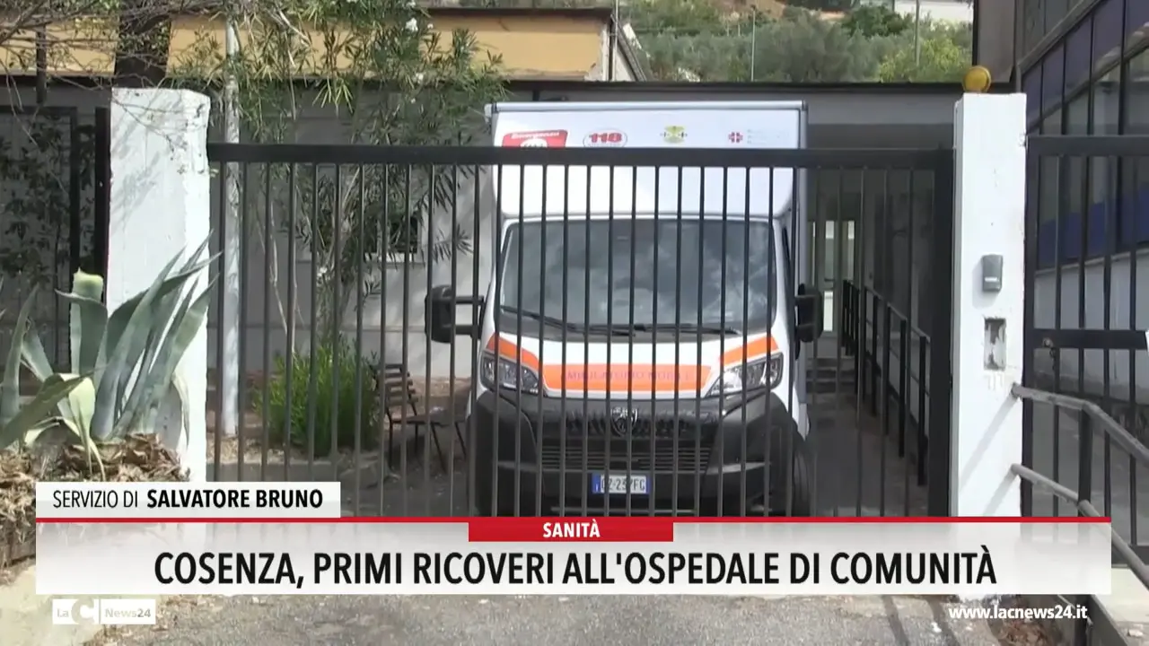 Cosenza, primi ricoveri all'ospedale di comunità
