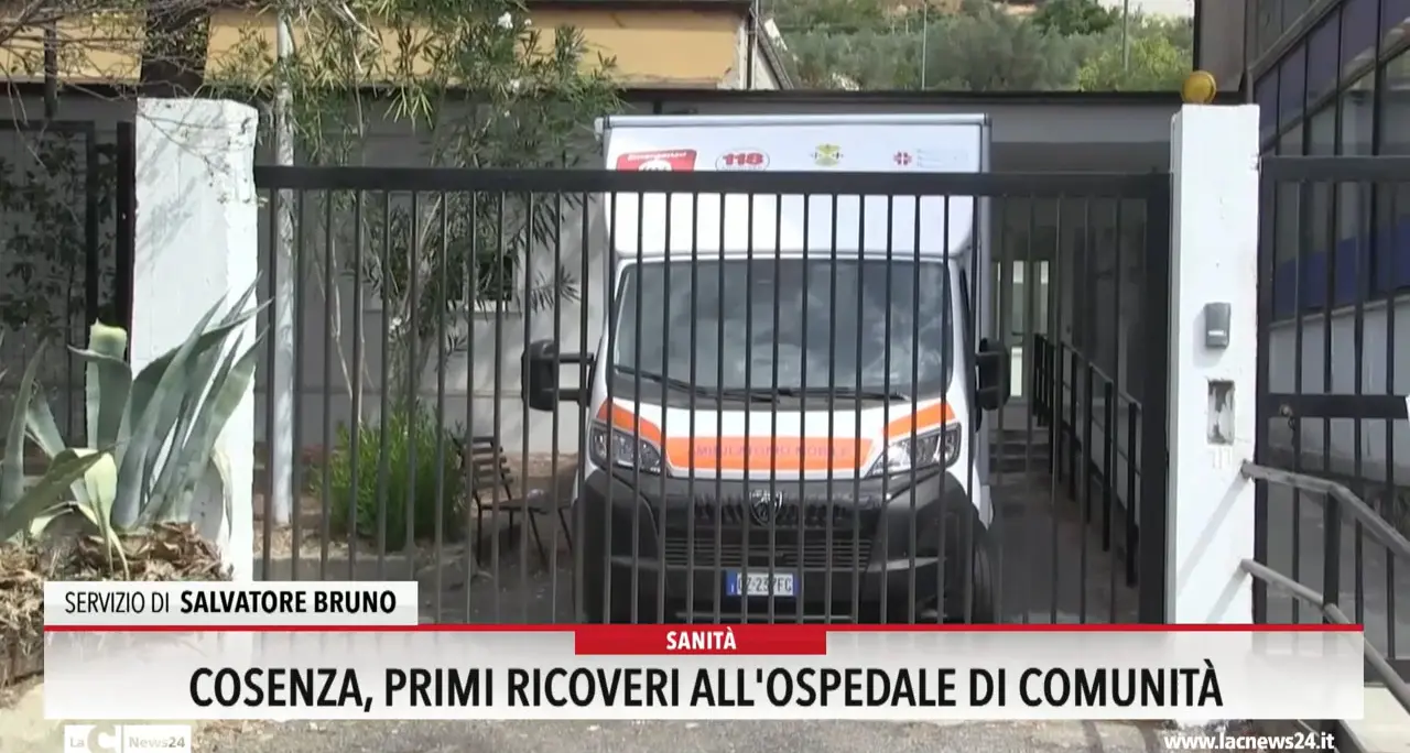 Cosenza, primi ricoveri all'ospedale di comunità