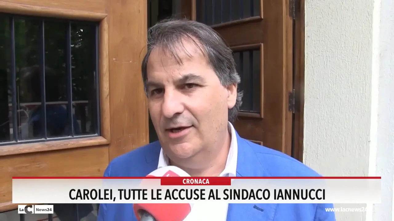 Carolei, tutte le accuse al sindaco Iannucci