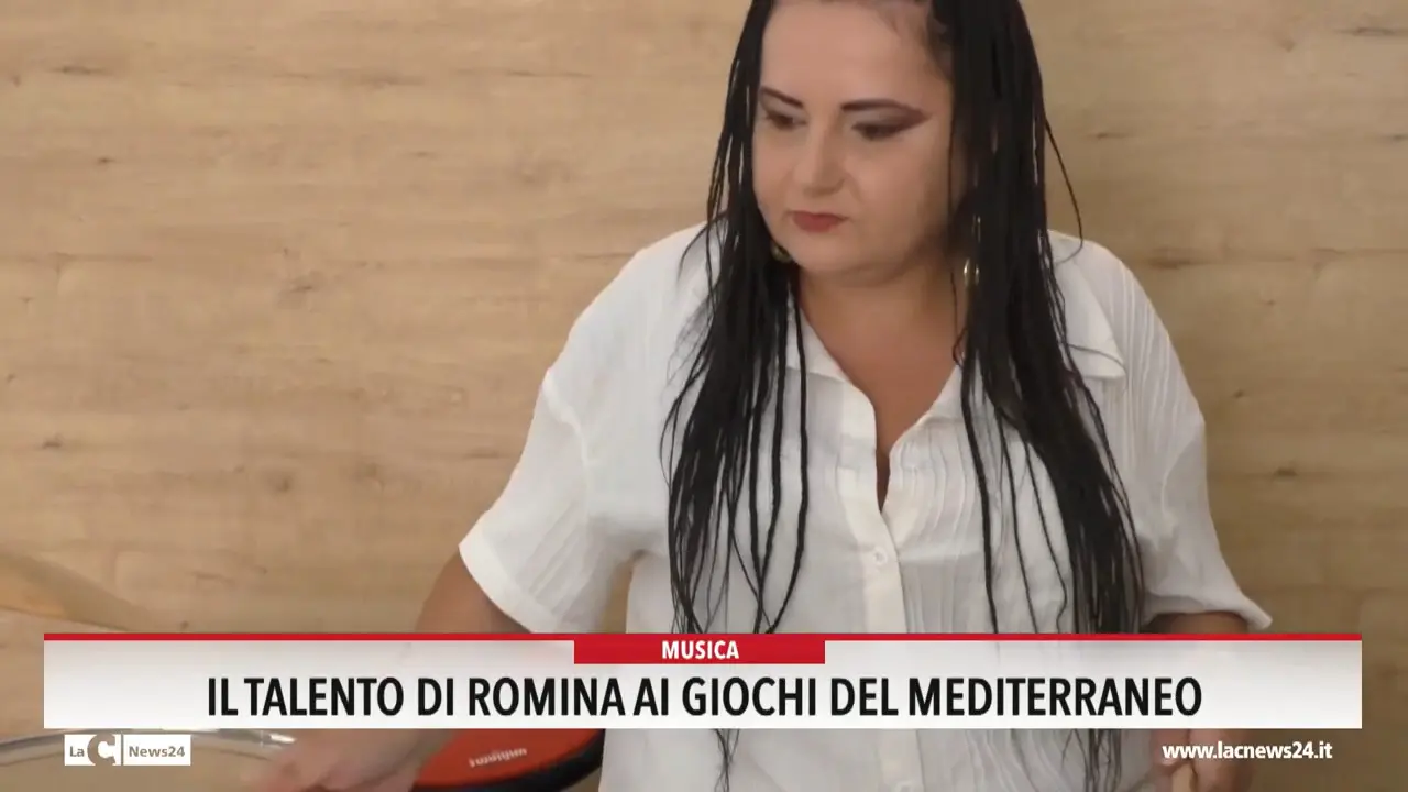 Il talento di Romina ai giochi del Mediterraneo