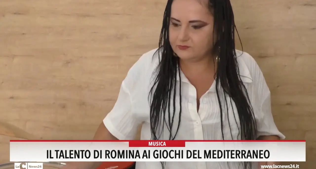 Il talento di Romina ai giochi del Mediterraneo