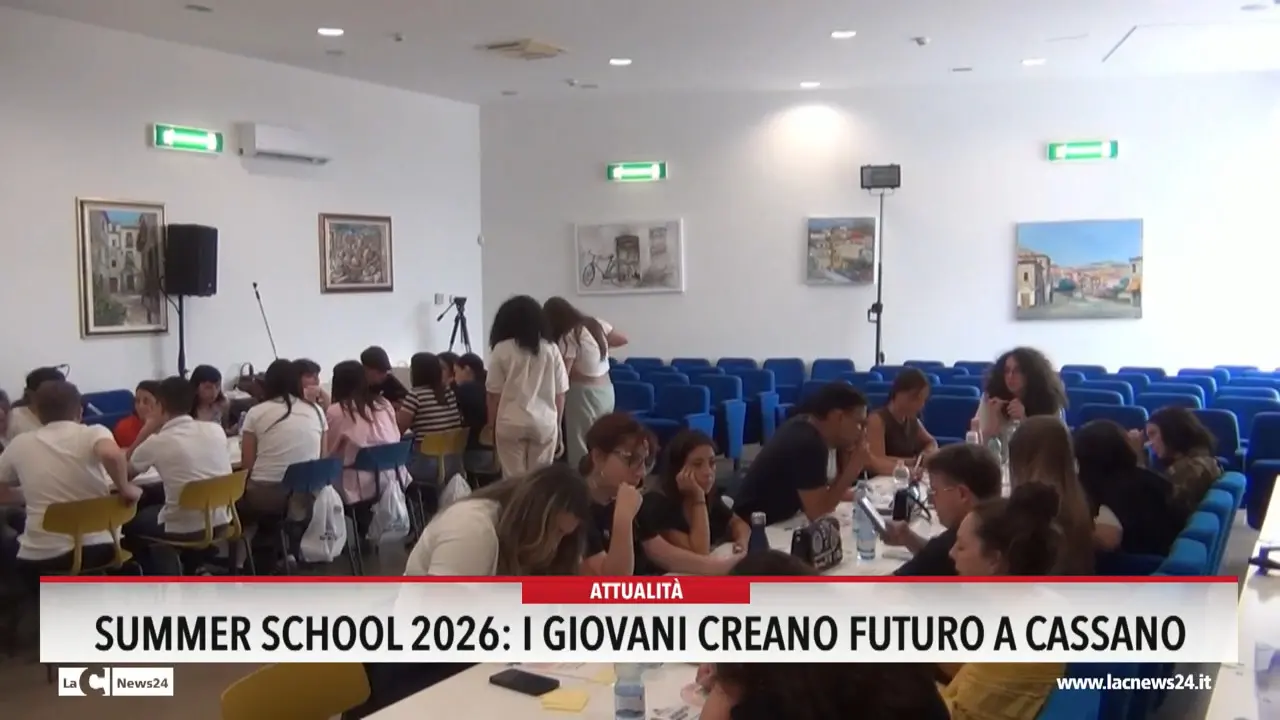 Summer school 2026, i giovani creano futuro a Cassano