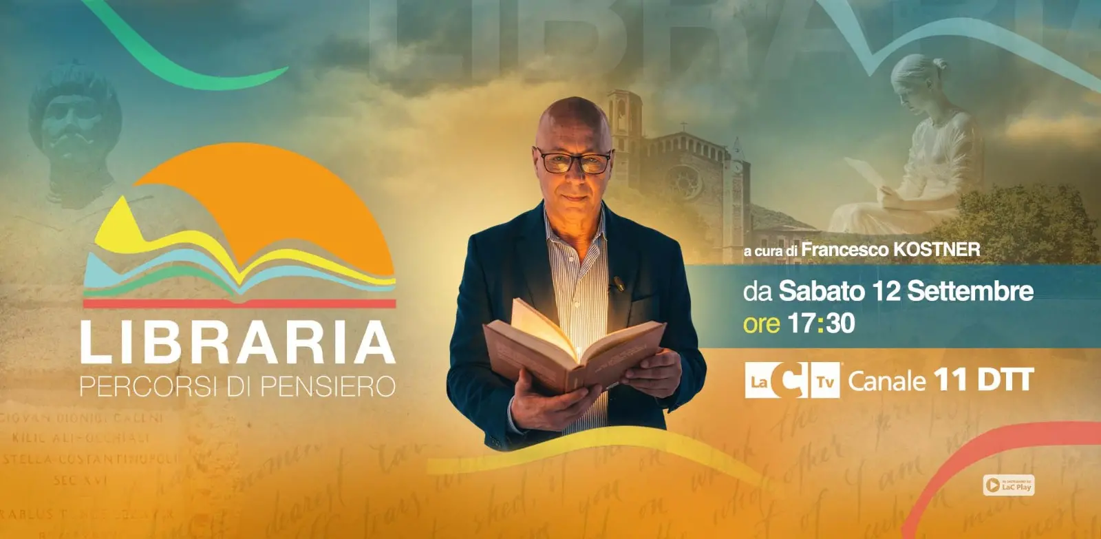 “Libraria”, su LaC Tv parte la nuova rubrica culturale a cura di Francesco Kostner:\u00A0«Un argine al pressapochismo»\n