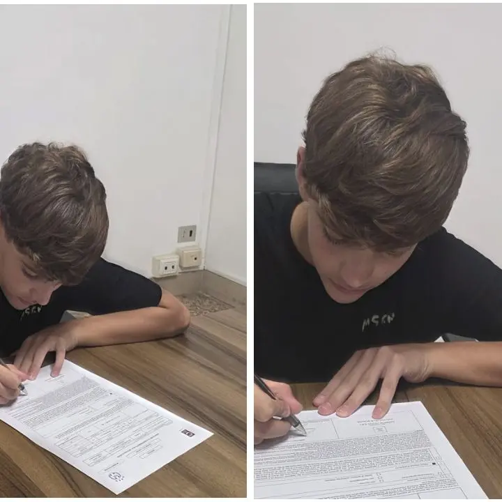 Da Soriano al Cosenza Calcio a soli 15 anni: Giuseppe Serravite supera il provino fatto con i Lupi e firma il contratto\n