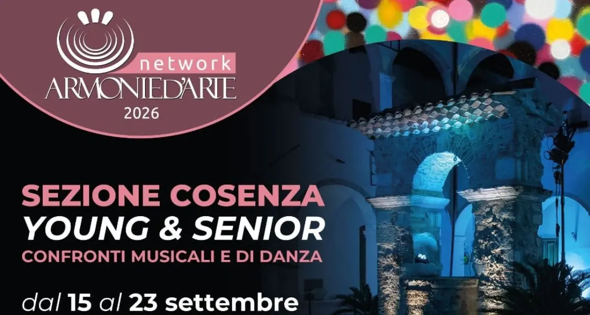 Armonie d’Arte Festival celebra le energie del territorio con “Young & Senior”: musica e danza incantano i luoghi storici e multimediali di Cosenza\n