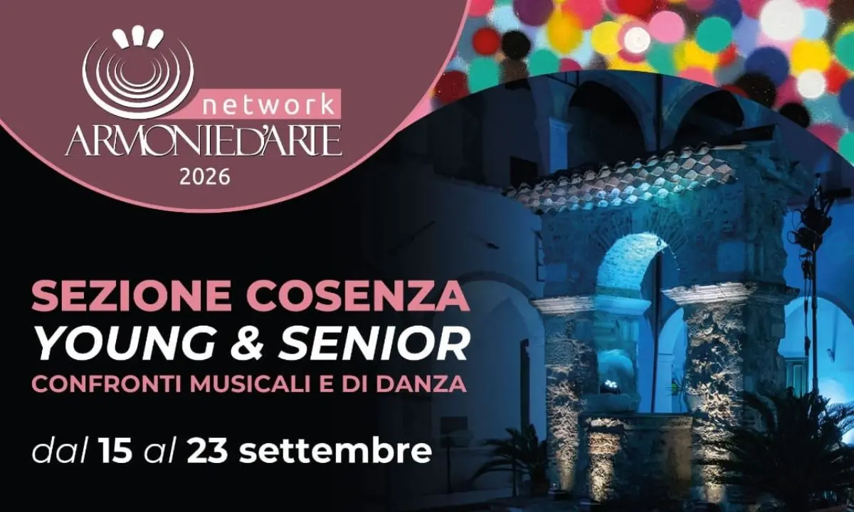 Armonie d’Arte Festival celebra le energie del territorio con “Young & Senior”: musica e danza incantano i luoghi storici e multimediali di Cosenza\n