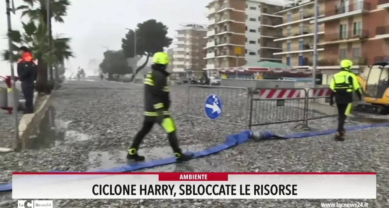 Ciclone Harry, sbloccate le risorse