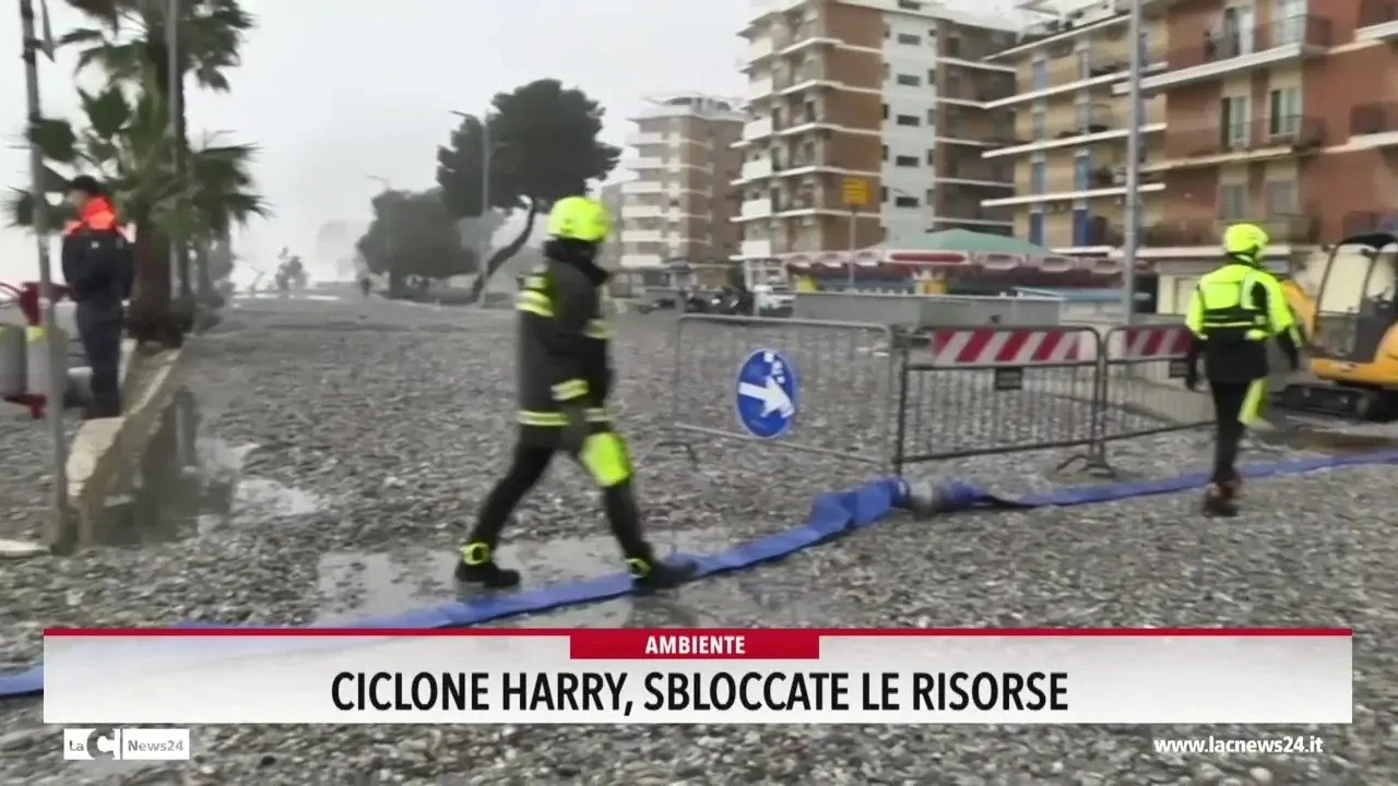Ciclone Harry, sbloccate le risorse
