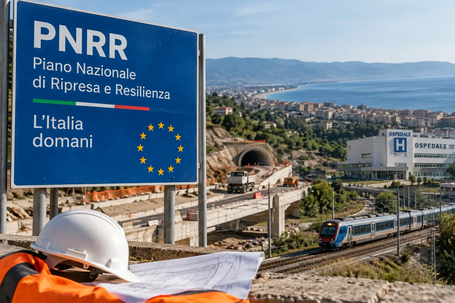 Pnrr, la Calabria chiude con il 15,6% dei progetti concluso: penultima in Italia, ora la sfida è non perdere risorse\n