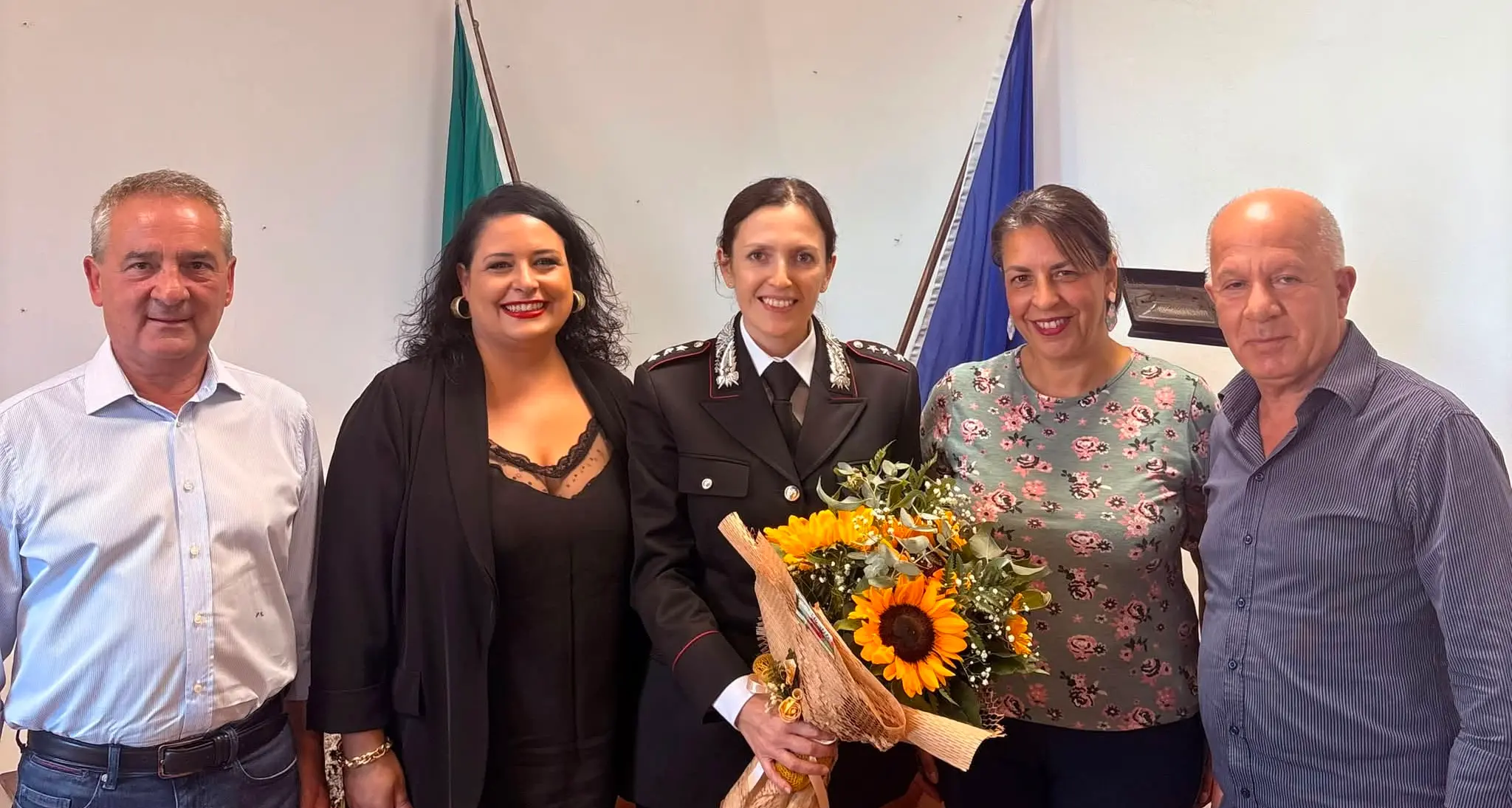 Girifalco, il gruppo “Visione Girifalco” incontra il nuovo Comandante dei Carabinieri Jessica Barattin\n\u00A0\n
