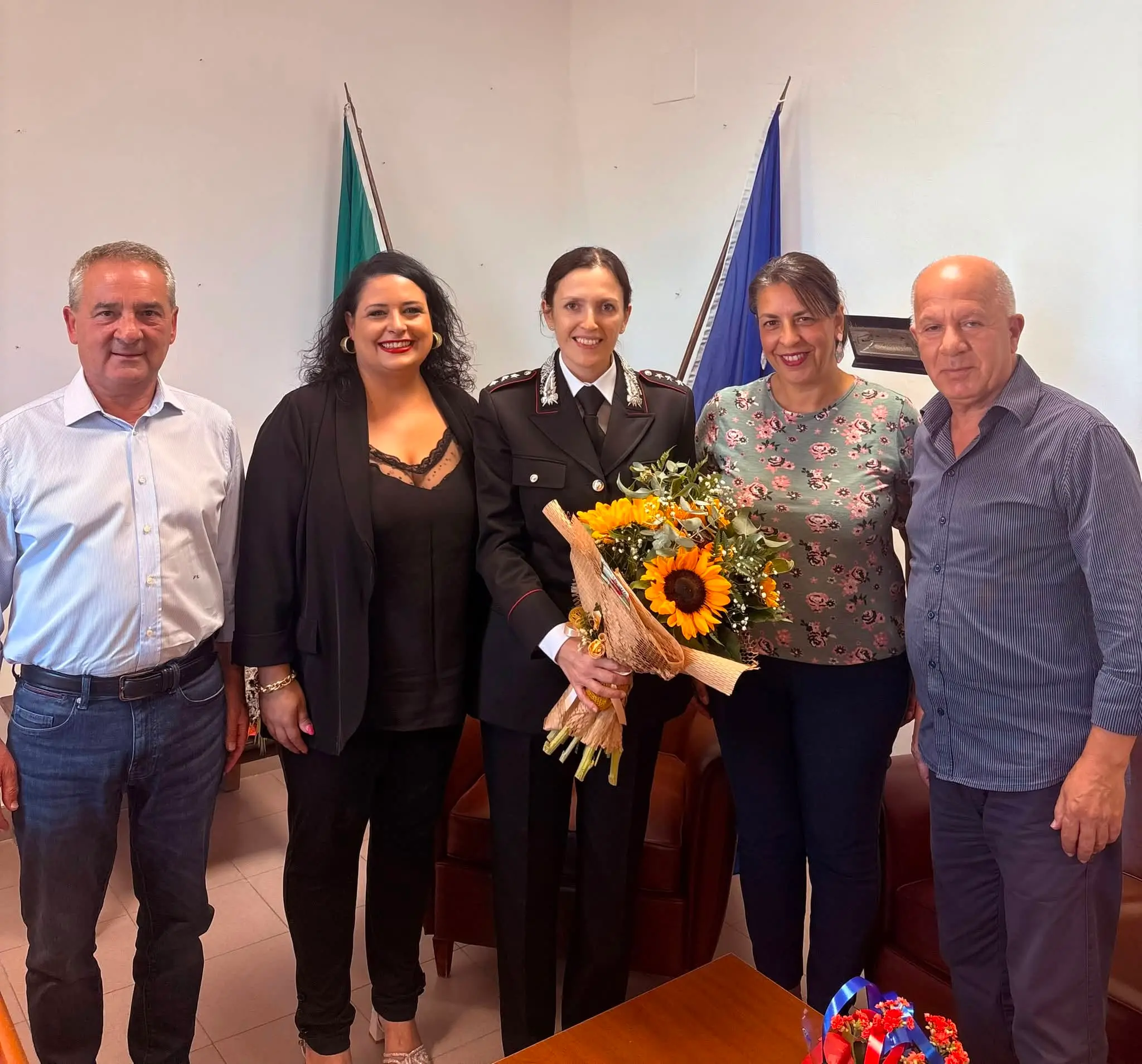 Girifalco, il gruppo “Visione Girifalco” incontra il nuovo Comandante dei Carabinieri Jessica Barattin\n\u00A0\n