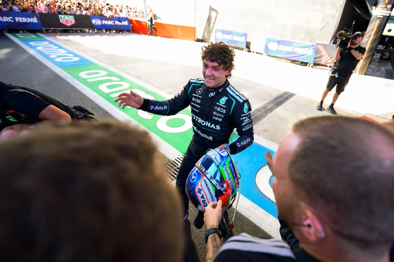 Kimi Antonelli è un fenomeno (anche di sportività), vince\u00A0a Madrid e ammette: «La meritava Lando Norris»\n