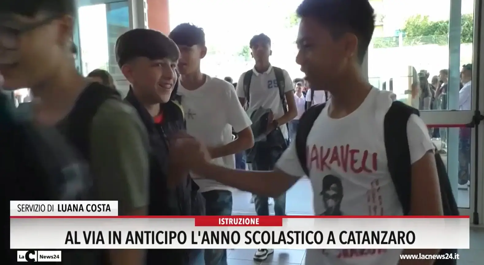 Al via in anticipo l'anno scolastico a Catanzaro