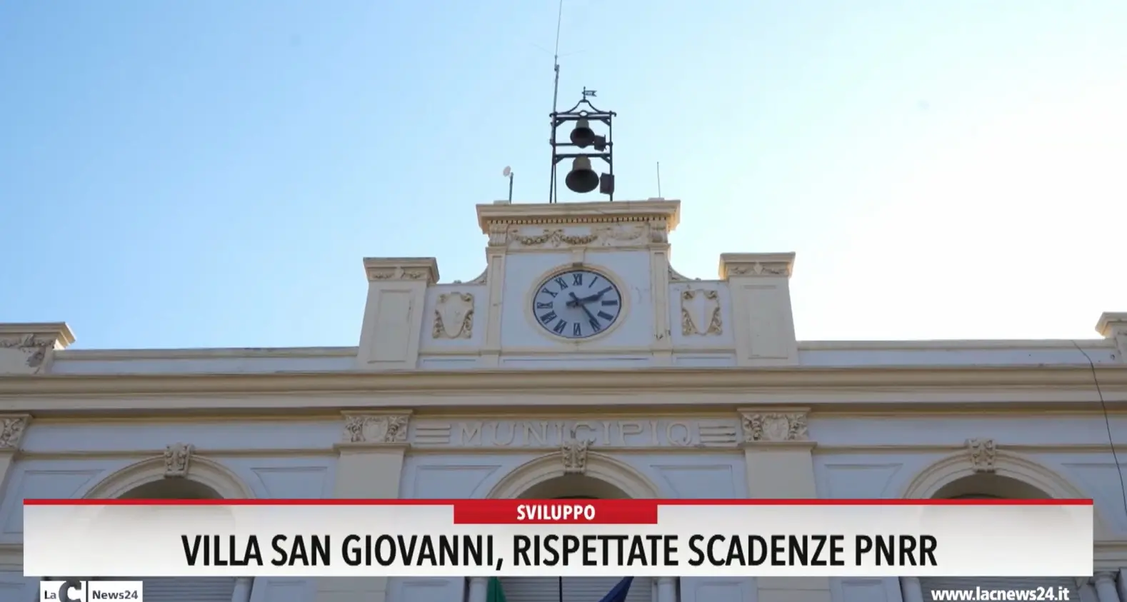 Villa San Giovanni, rispettate scadenze Pnrr