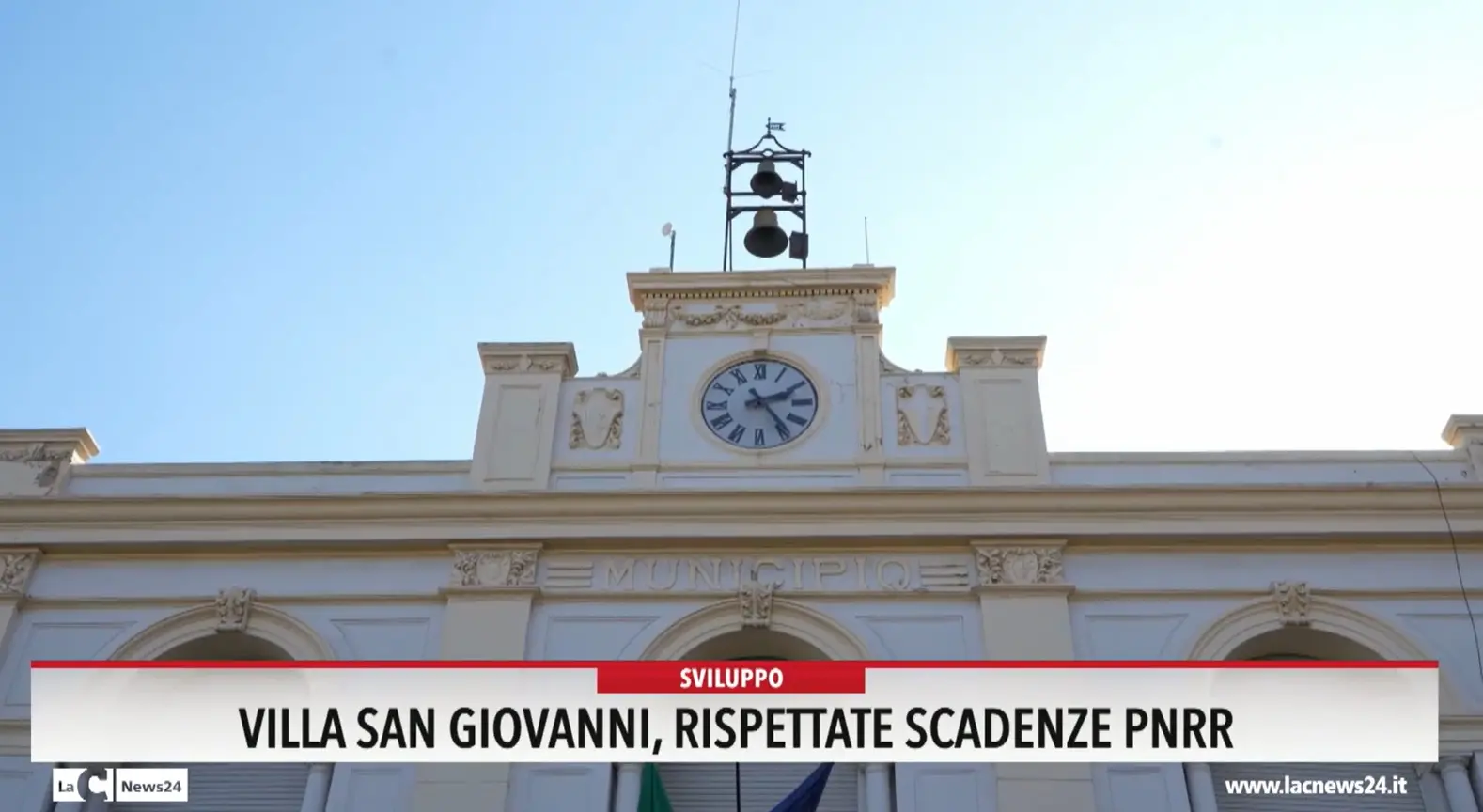 Villa San Giovanni, rispettate scadenze Pnrr