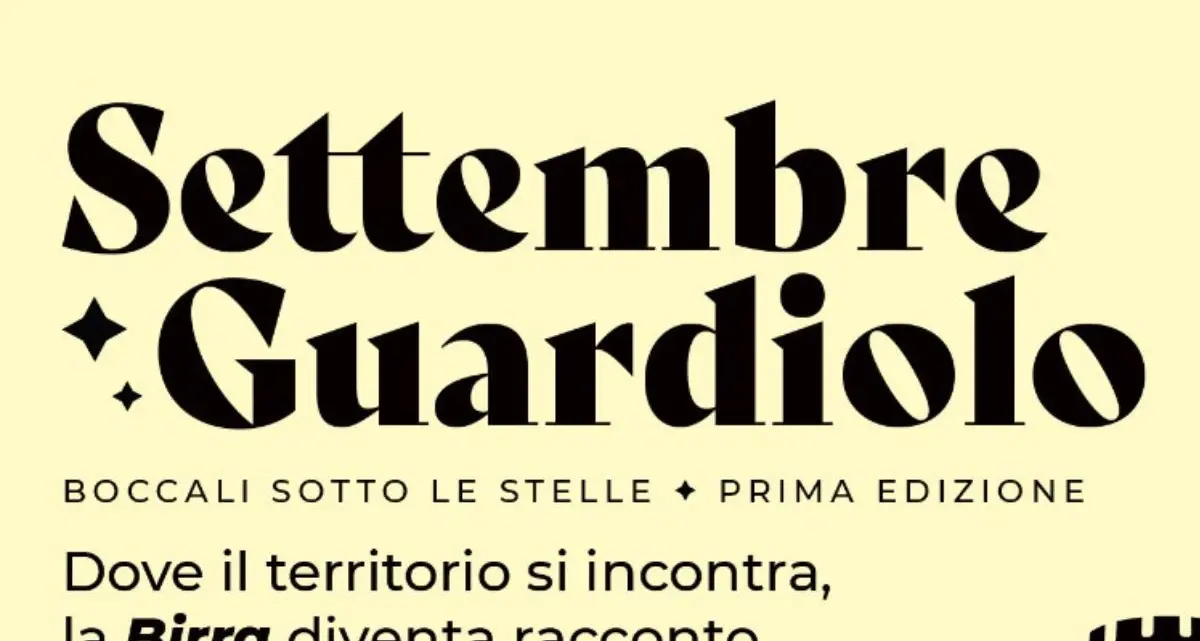 Guardia Piemontese, arriva Settembre Guardiolo: birra, sapori del territorio e musica sotto le stelle\n