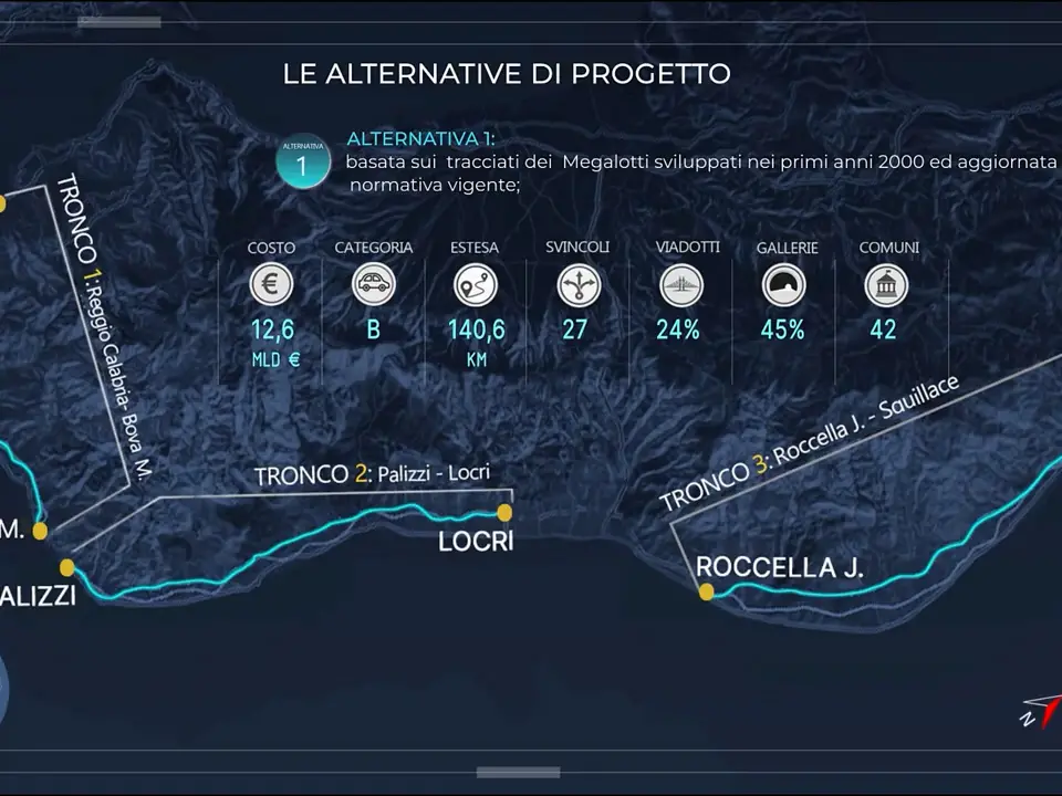 Nuova SS106, ecco la prima variante “Pedemontana” da 12,6 miliardi: opera faraonica o la strada che può cambiare il futuro dello Jonio reggino?