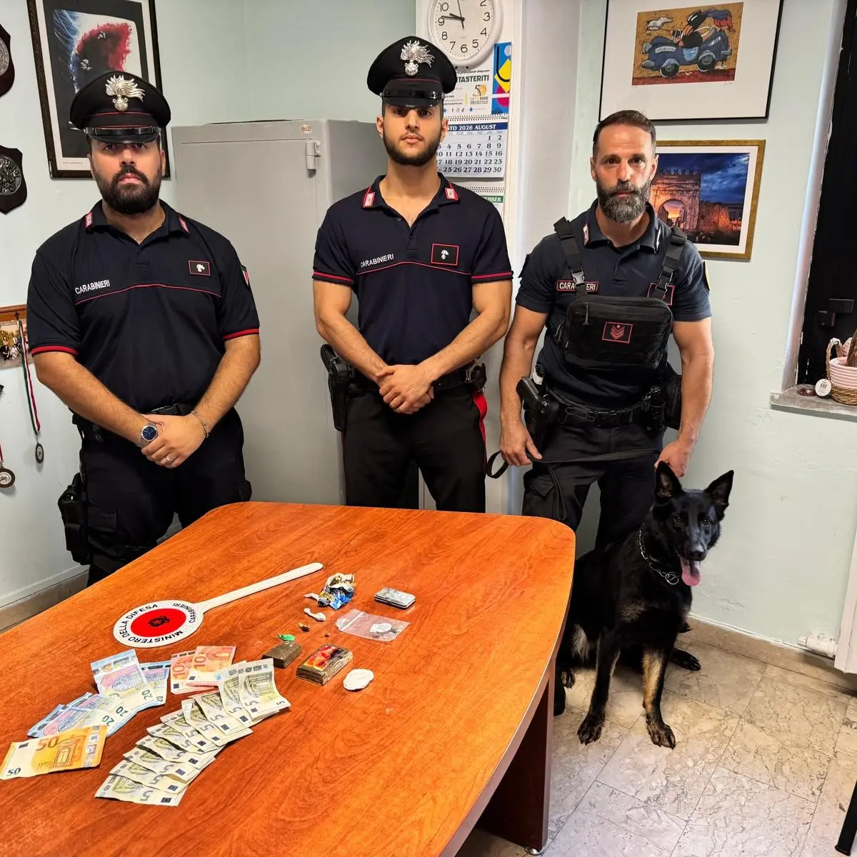 Droga nel Crotonese,\u00A0hashish e cocaina in casa:\u00A0arrestato un 18enne a Isola Capo Rizzuto\n