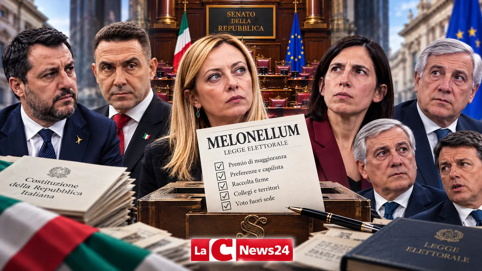 Melonellum, oggi il voto al Senato: la nuova legge ridisegna le alleanze, da Vannacci al campo largo\n