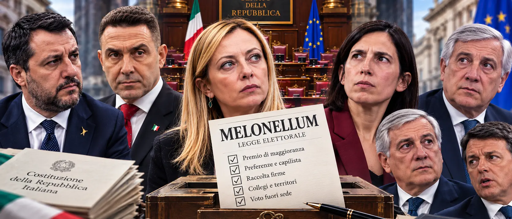 Melonellum, oggi il voto al Senato: la nuova legge ridisegna le alleanze, da Vannacci al campo largo\n