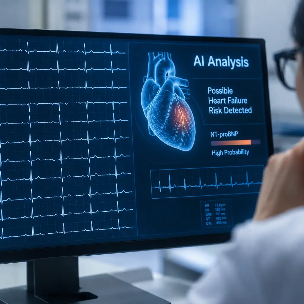 Cuore, l’intelligenza artificiale può scoprire lo scompenso dall’elettrocardiogramma: decisivo lo studio con l’Unical\n