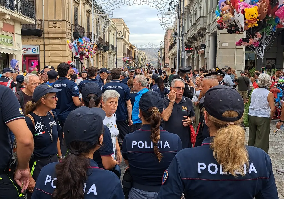 Feste Mariane a Reggio, le forze dell’Ordine in campo per garantire la sicurezza e il\n