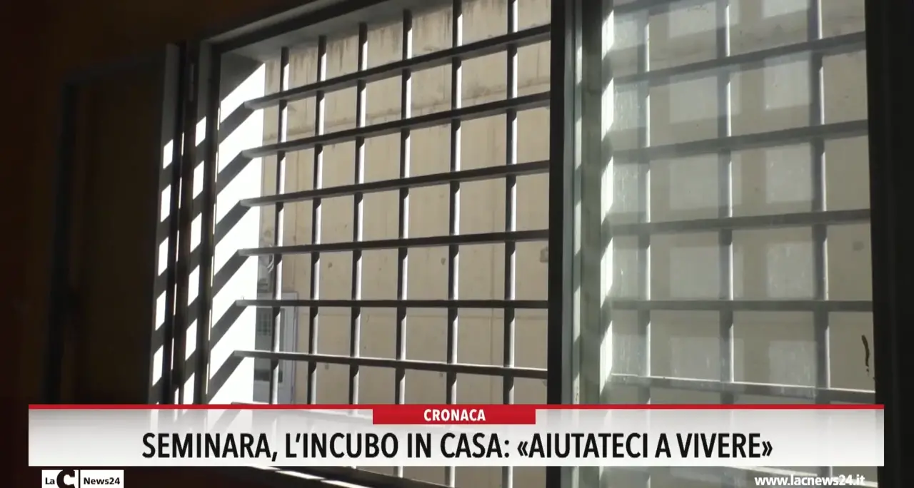 Seminara, l'incubo in casa: «Aiutateci a vivere»