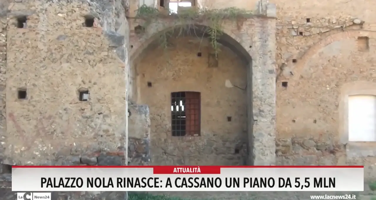 Palazzo Nola rinasce: a Cassano un piano da 5,5 mln
