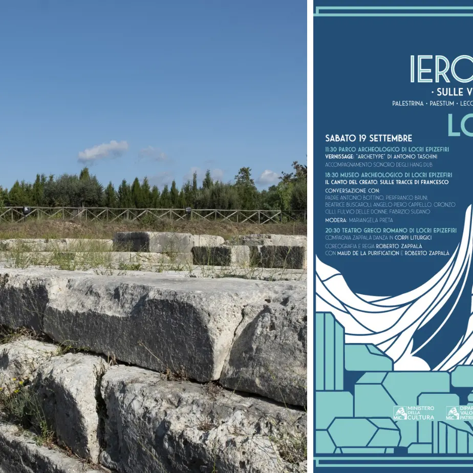 Al Museo e Parco archeologico di Locri la due giorni di incontri e spettacoli “Ierofania - Sulle vie del Sacro”\n
