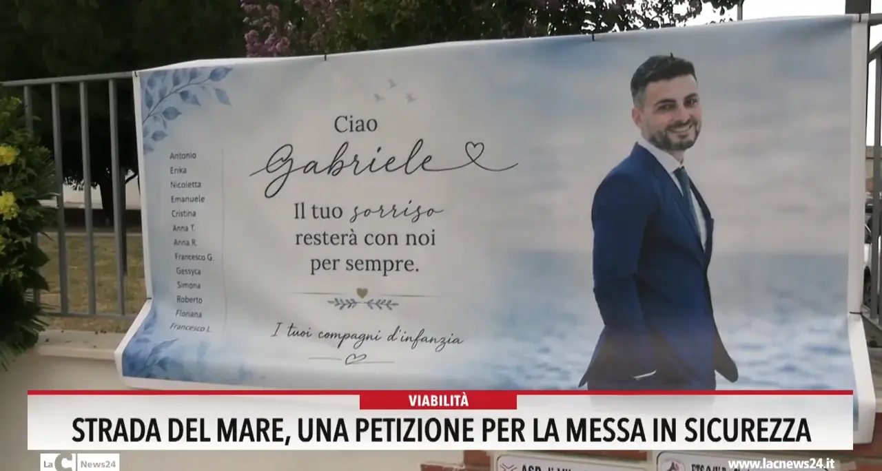 Strada del mare, una petizione per la messa in sicurezza