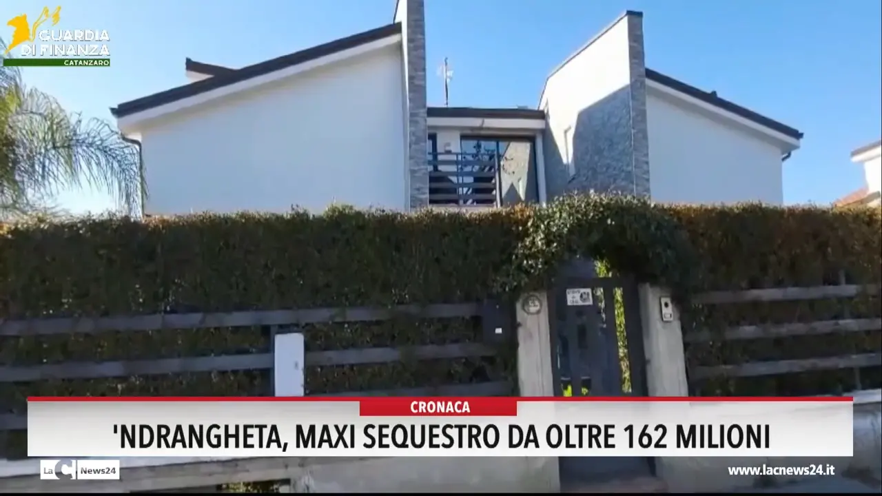 'Ndrangheta, maxi sequestro da oltre 162 milioni
