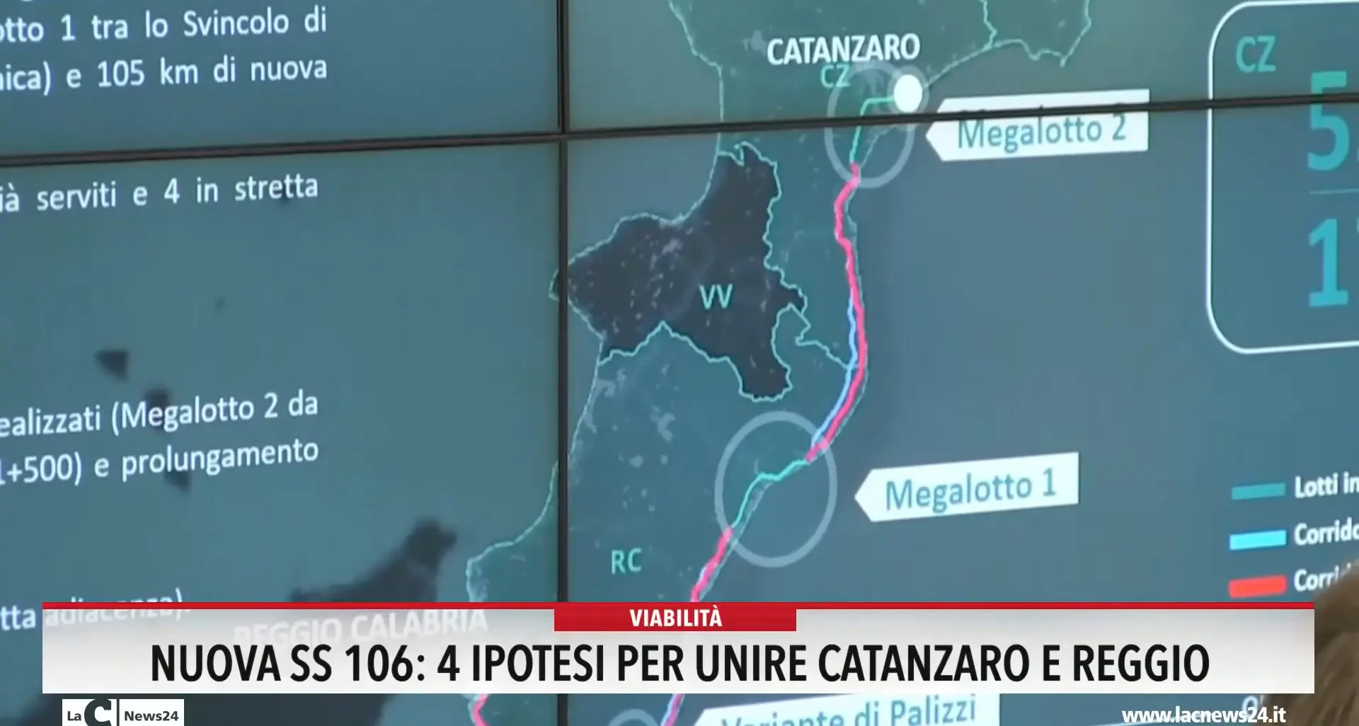 Nuova SS 106, 4 ipotesi per unire Catanzaro e Reggio
