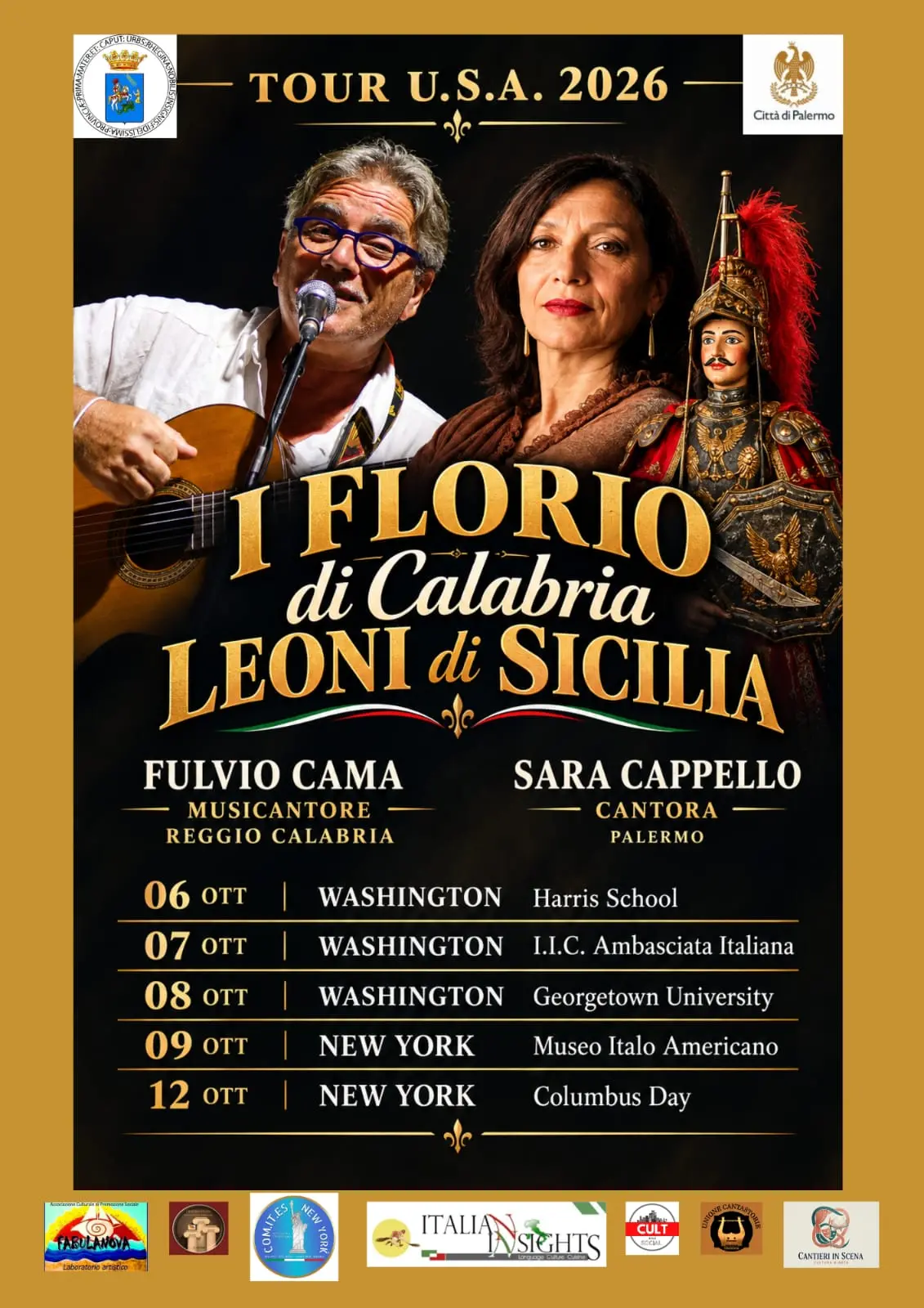 I Florio di Calabria attraversano l’Atlantico: Fulvio Cama e Sara Cappello portano negli Stati Uniti l’epopea nata sulle sponde dello Stretto\n